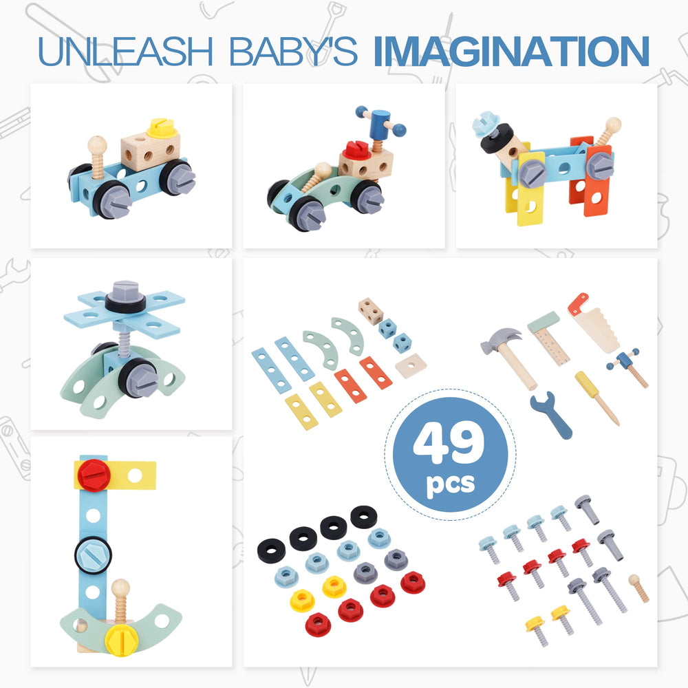Bpmfkid Montessori-inspired development set promotes creative play.