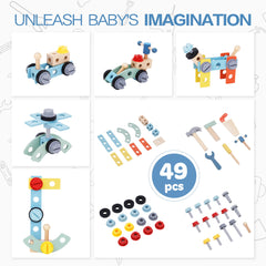 Bpmfkid Montessori-inspired development set promotes creative play.