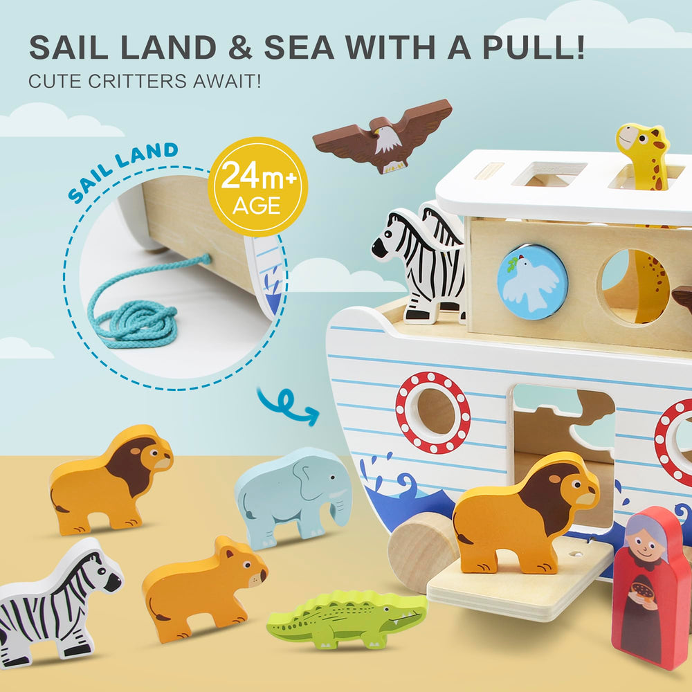 bpmfkid Noah's Ark origami paper included for crafting animals and boats.