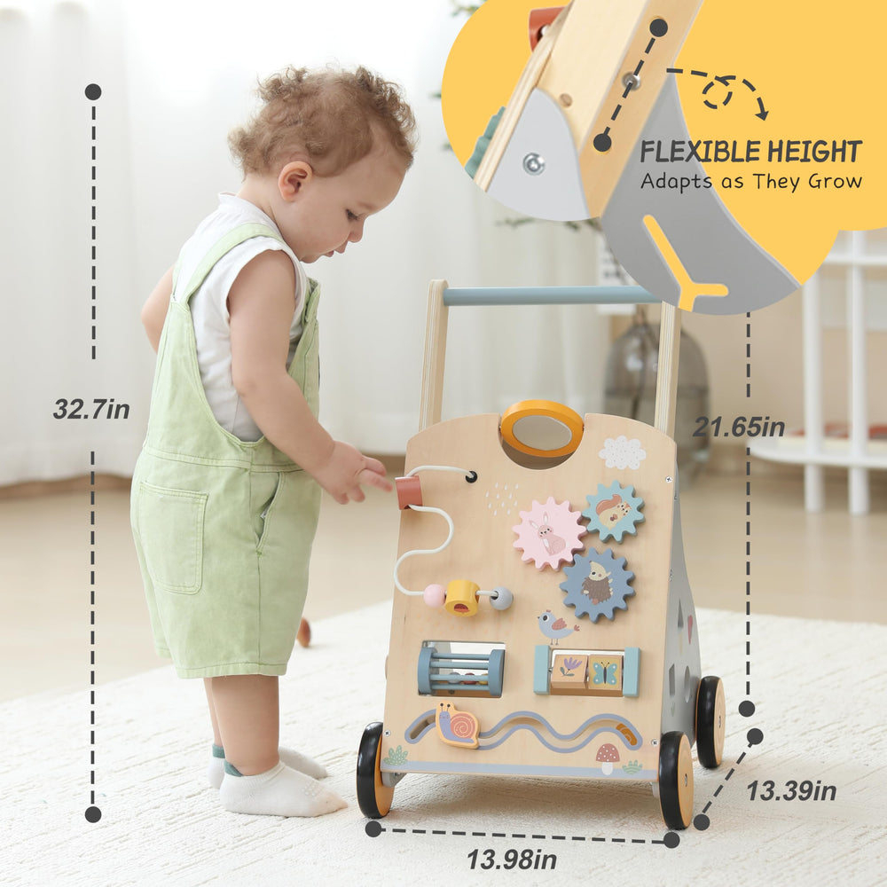bpmfkid space-saving walker design ideal for growing toddlers
