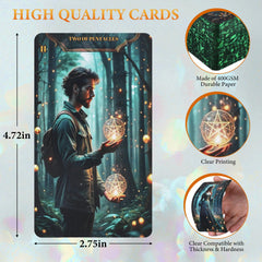 BQLXBABLT tarot deck shuffles smoothly for daily readings