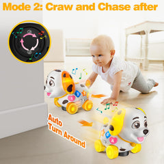 BQU Puppy Toy in walking mode supports early walking for toddlers.
