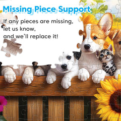 Bractowa 100-piece puzzles made from recycled cardboard for safe family fun
