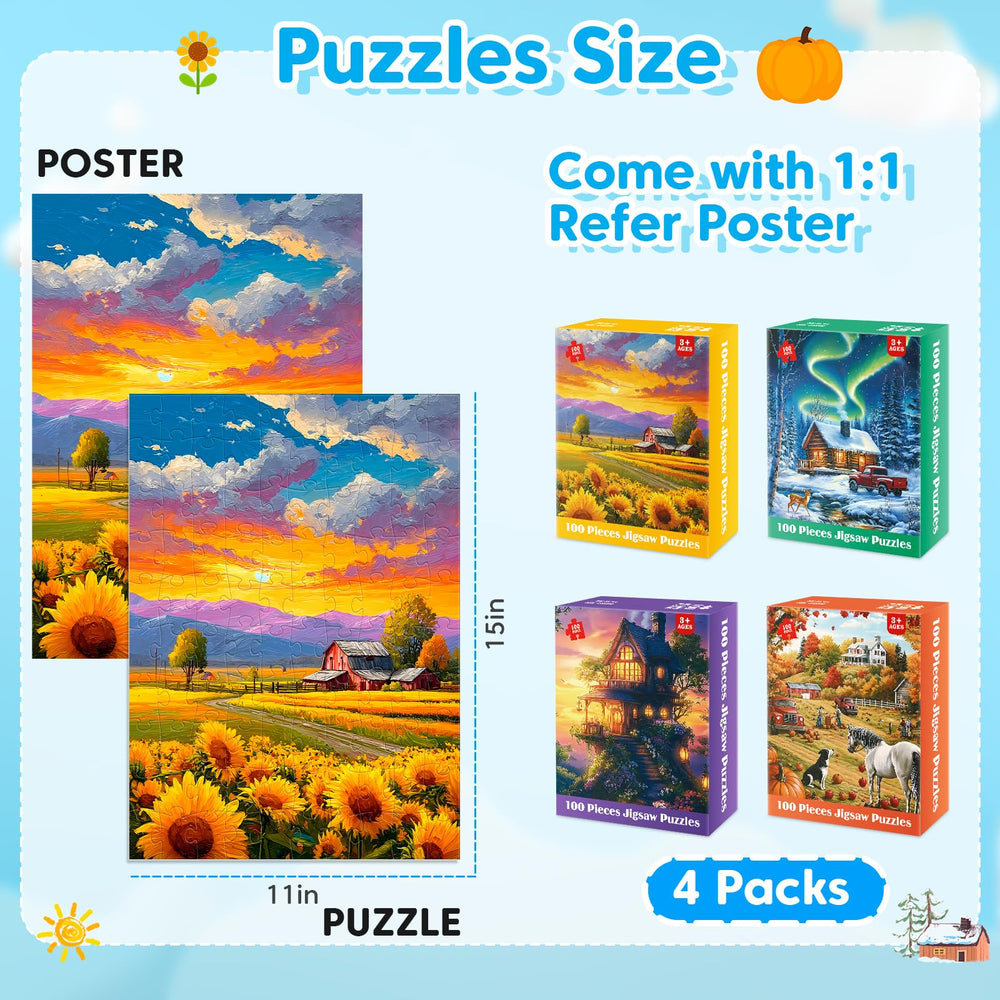 Bractowa Fantasy House 100-piece puzzle sparks imaginative play.