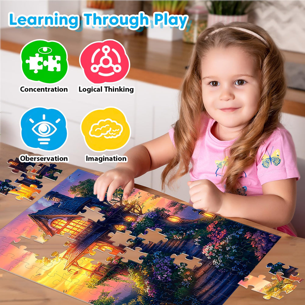Bractowa Large Piece Easy Grip 100-piece puzzle with chunky pieces.