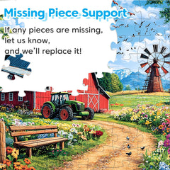Bractowa Letter-back system aids beginners in assembling 100-piece puzzles