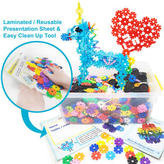 Brain Flakes 2500-piece kit with vivid discs for colorful, imaginative play.