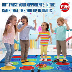 BRAINS UP Classic Twist Poses easy-clean fabric for quick maintenance