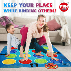BRAINS UP Classic Twist Poses color circles for color-match rounds and active fun