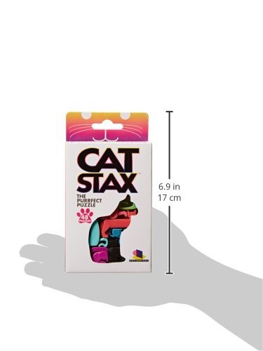 Brainwright Cat Stax box packaging highlights contents and easy setup for solo or group play.