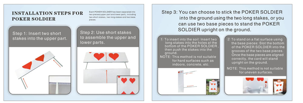 BRALEO Queen's Soldiers yard sign package supports versatile themed events.
