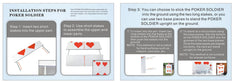 BRALEO Queen's Soldiers yard sign package supports versatile themed events.
