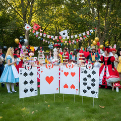 BRALEO Queen's Soldiers yard signs for outdoor or indoor party decor.