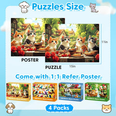 BraniacBits farm and horse dogs puzzle — engaging scene supports problem-solving and spatial thinking