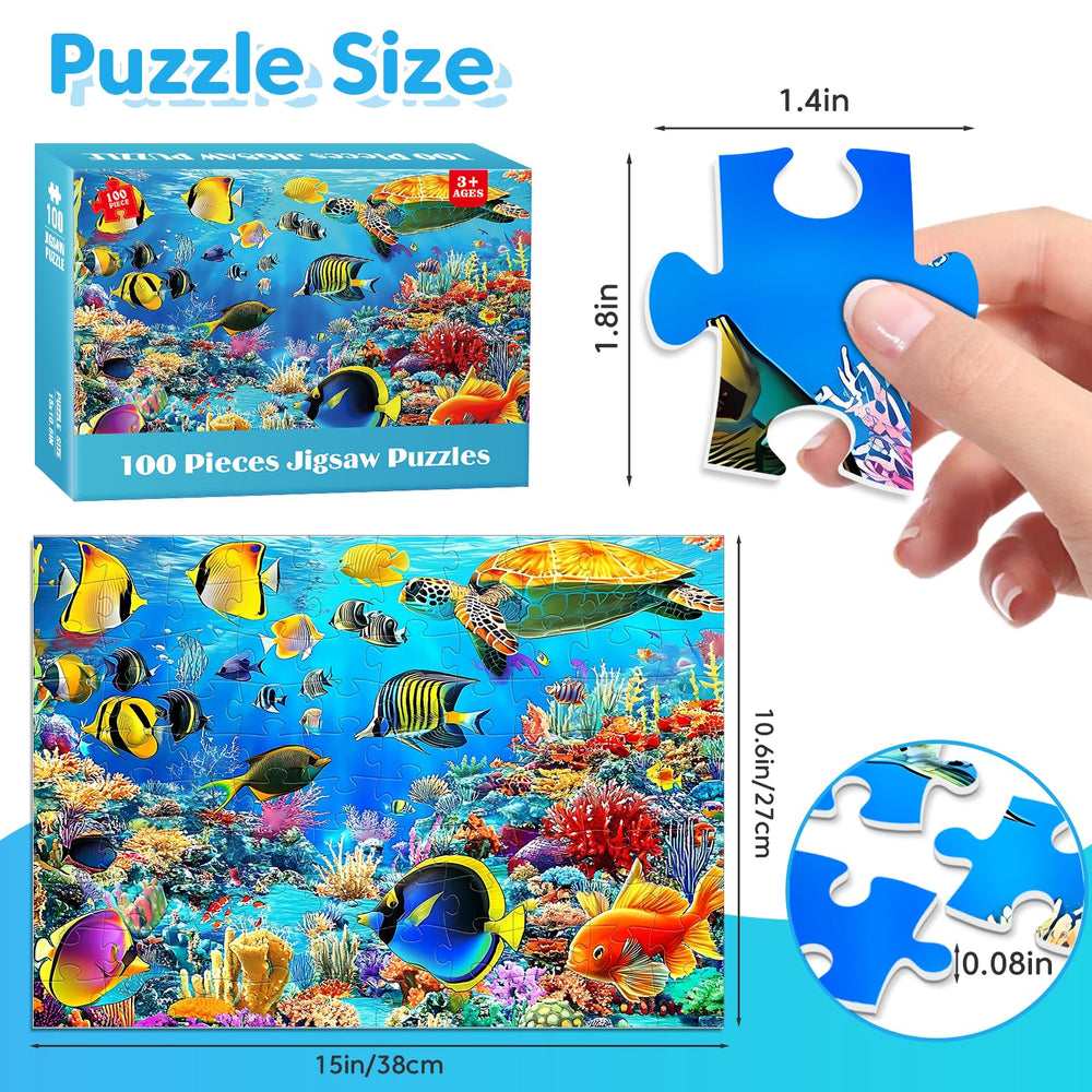 BraniacBits cats puzzle; bright colors attract young puzzlers