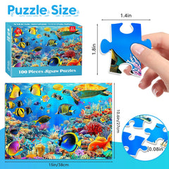 BraniacBits cats puzzle; bright colors attract young puzzlers