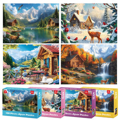 BraniacBits summer scene puzzle, large pieces for easy grip