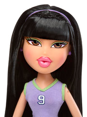 Packaging highlights iconic Bratz Play Sportz Jade headband accessory
