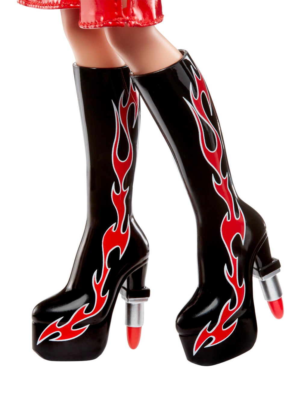 Bratz Scorchin Jade leather skirt paired with the jacket for edgy style