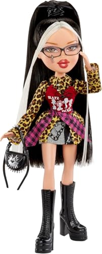 Bratz Stylin' Jade doll leopard-print button-up, bold style option.