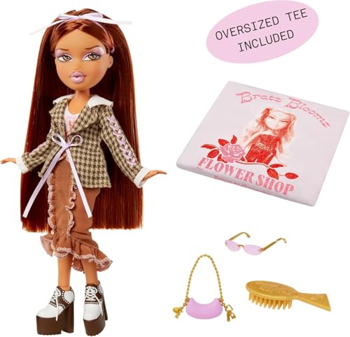 Bratz Stylin' Yasmin with cropped graphic tee ready for personalization and style.