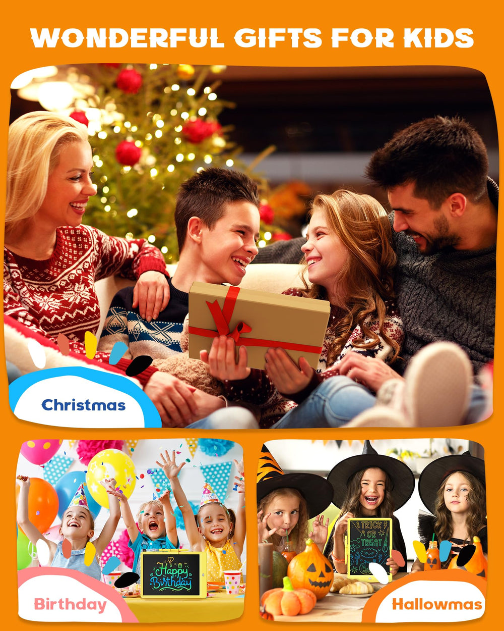 Bravokids yellow back-to-school gift for kids, ideal for birthdays.