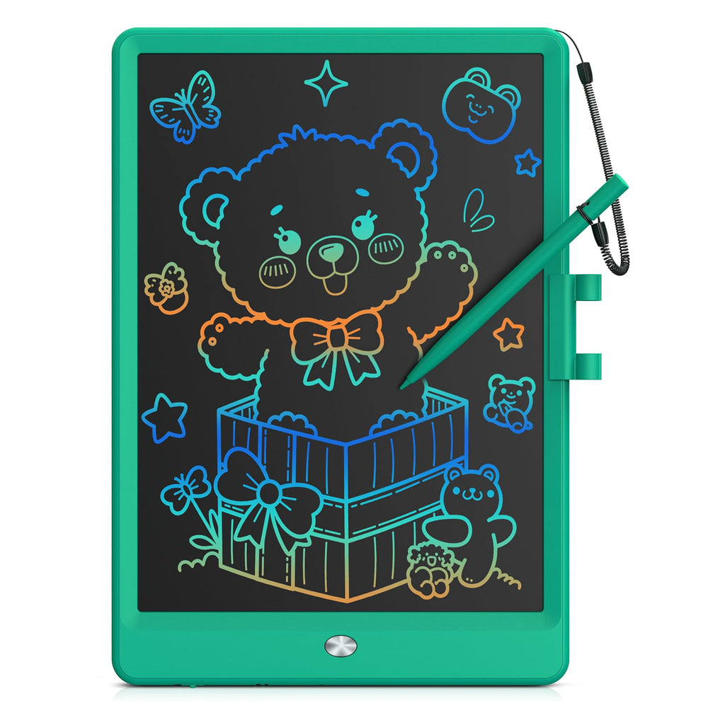 Bravokids Doodle Pads 10 Inch Dark Green front view for creative drawing