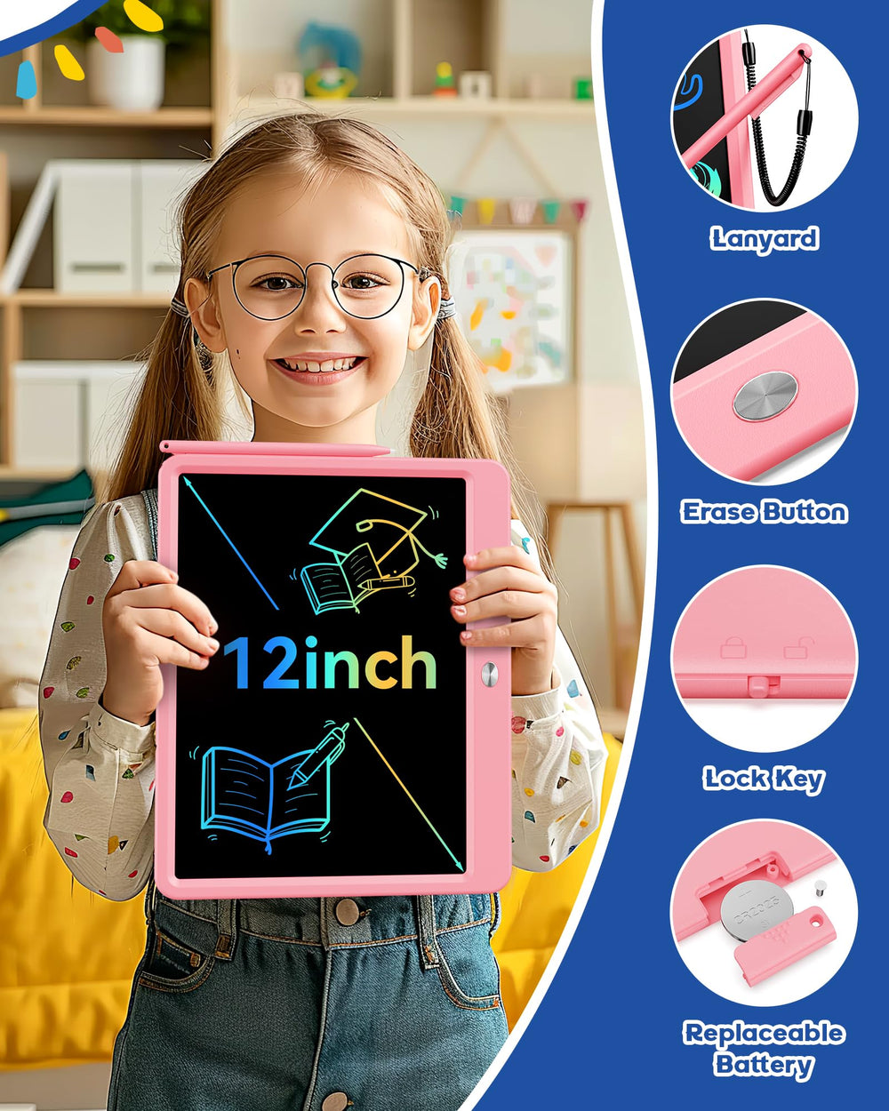 Bravokids portable and durable design with rounded corners for safe use