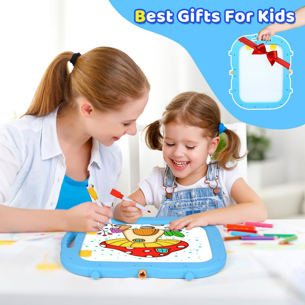Breibowski compact space-saving easel fits homes and classrooms.