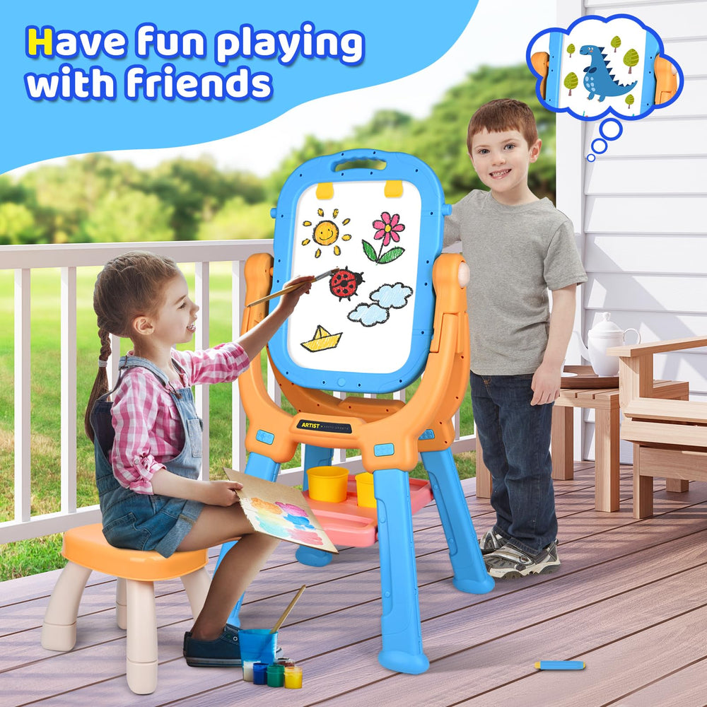 Breibowski easel is suitable for indoor and outdoor use for flexible crafting sessions.