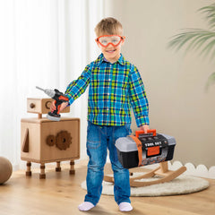 Breibowski hammer helps toddlers learn authentic tool handling safely.