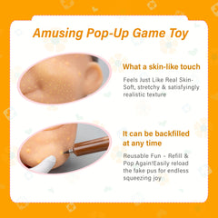 Brenzo black-hair stress relief toy shown on desk for focus.