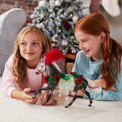 Breyer Christmas in Bloom horse belly stamp indicates limited edition collectible.