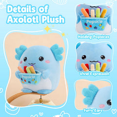 BRICHOEE axolotl plush as versatile décor for sofa or bedroom