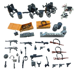Brick Bazaar WW2 Army Men horse accessory enhances poseable diorama scenes.