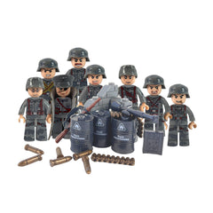 Brick Bazaar WW2 Army Men packaging for gift-ready display and safekeeping.