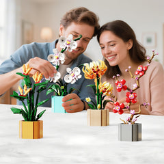 BRICK HAMBURG orchid bouquet piece demonstrates elegant craftsmanship for refined office décor