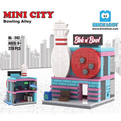 Brick Loot Blok’n Bowl ball return detail enhances authenticity in display scenes.