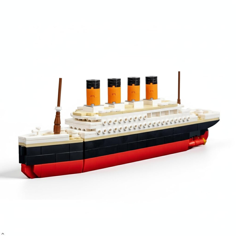 Brick Loot Titanic Building Set assembly progress invites focused, step-by-step play and learning