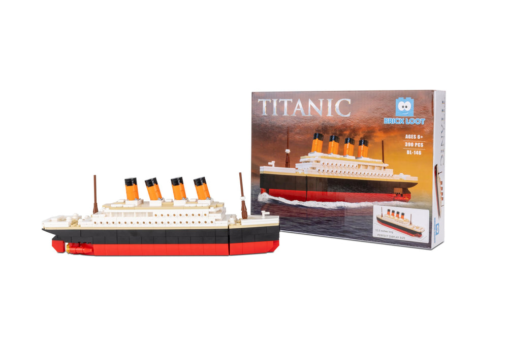 Brick Loot Titanic Building Set gift-ready packaging ideal for ship lovers