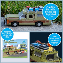 Brick Loot Wagon Queen Truckster vibrant colors improve visual appeal in displays