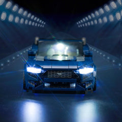 Great gift idea for LEGO Speed Champions fans who love illuminated displays.