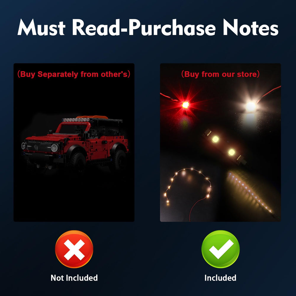 BrickBling LED Bronco installation guide helps precise placement.