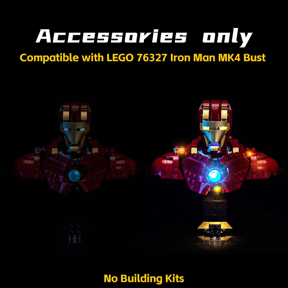 BrickBling LED light packaging reveals a ready-to-install kit for your Iron Man MK4