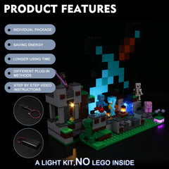 Close-up of copper wiring and ABS materials in BrickBling light.