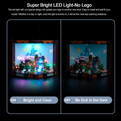 BrickBling USB-powered lighting enhances versatile desk illumination.