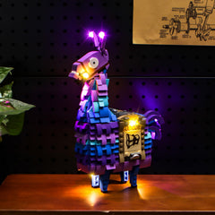 BrickBling lighting enhances display for home or office, ideal for collectors.