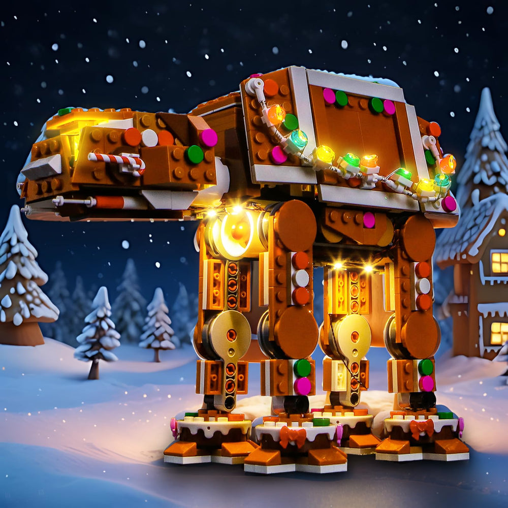 BrickBling 5V low-voltage design ensures safe holiday decorating.