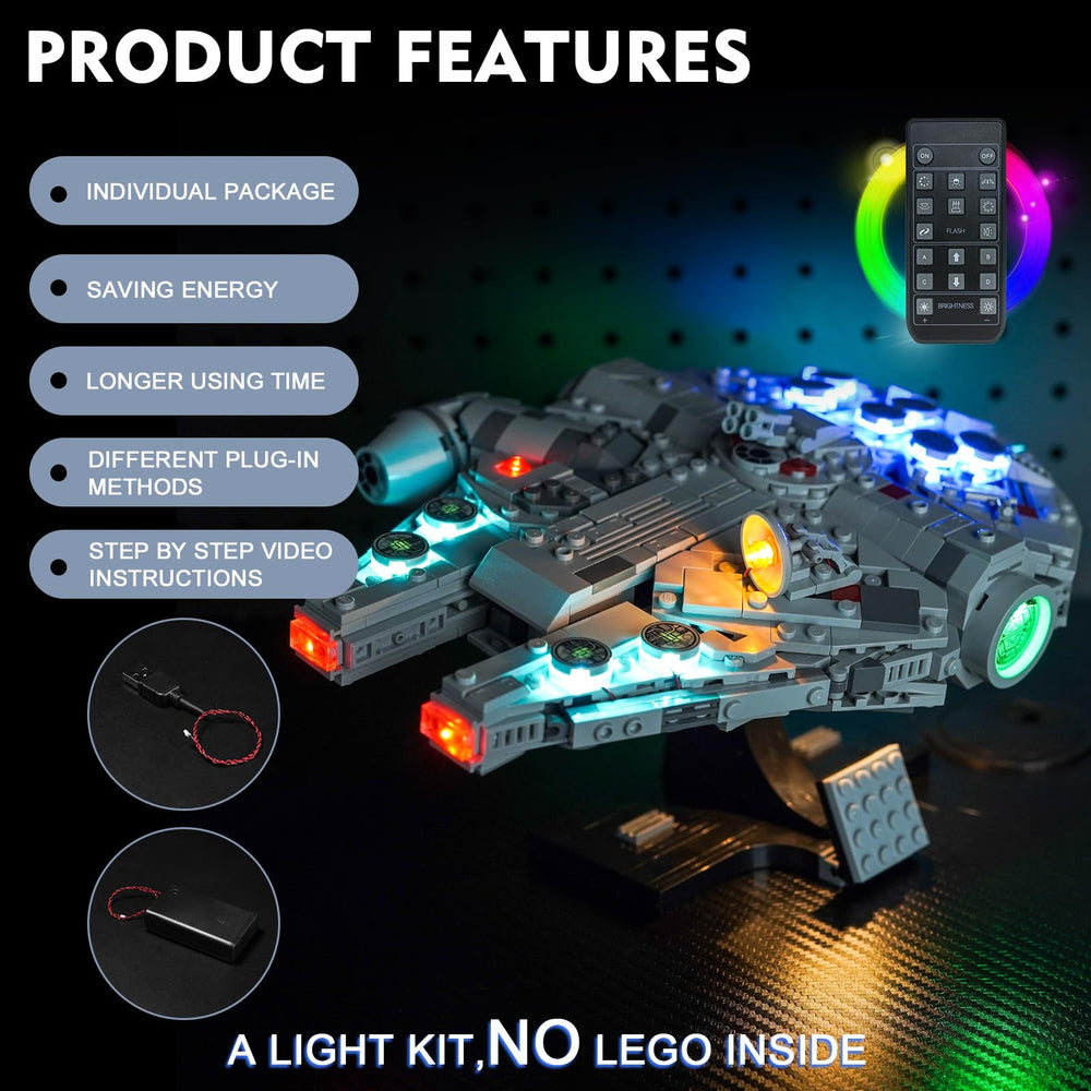 BrickBling remote-control lighting lets you adjust ambiance without clutter.