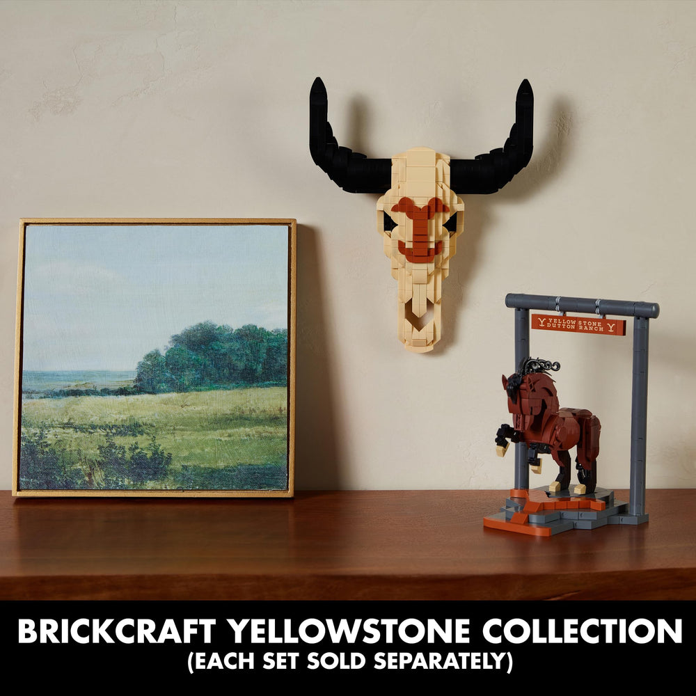 Brickcraft 554-piece building set; ideal for builders and Yellowstone fans.